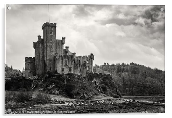 Dunvegan Castle, Isle of Skye Acrylic by Jim Monk