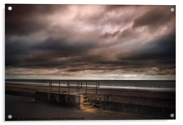 Summer Storm, Sutton-on-Sea, Lincolnshire Acrylic by Tony Gaskins