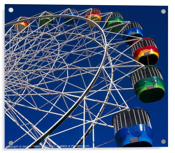 Ferris Wheel, Luna Park, Sydney, Australia Acrylic by Geraint Tellem ARPS