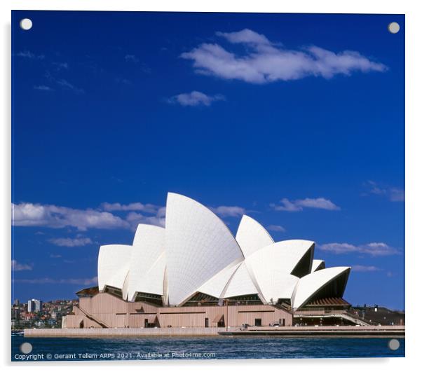 Sydney Opera House, New South Wales, Australia Acrylic by Geraint Tellem ARPS