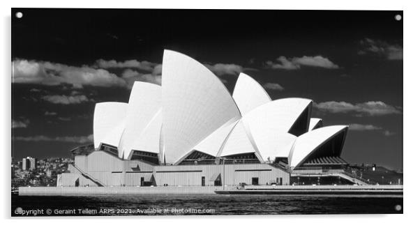 Sydney Opera House, New South Wales, Australia Acrylic by Geraint Tellem ARPS