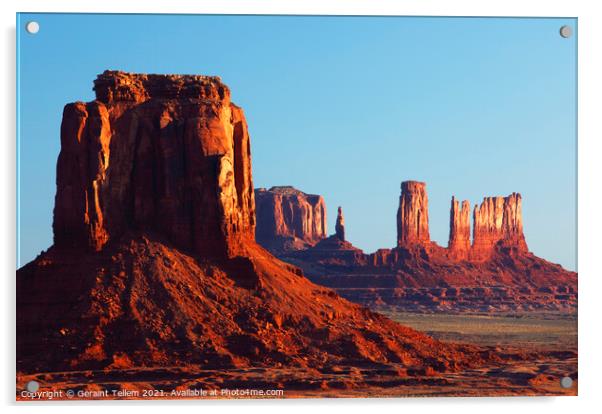 Monument Valley, Navajo Tribal Park, USA Acrylic by Geraint Tellem ARPS