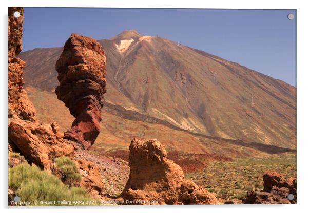 Mt. Teide, Tenerife, Canary Islands Acrylic by Geraint Tellem ARPS