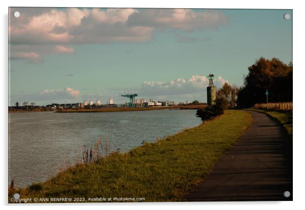 Clyde Walkway Acrylic by ANN RENFREW