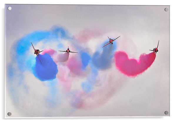 The Red Arrows Acrylic by Jeni Harney