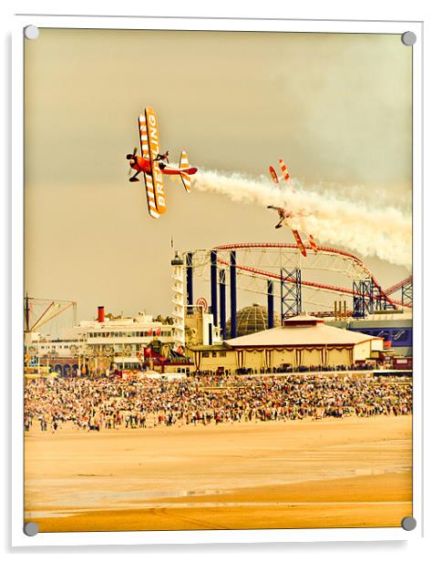 Blackpool Airshow Acrylic by Jeni Harney