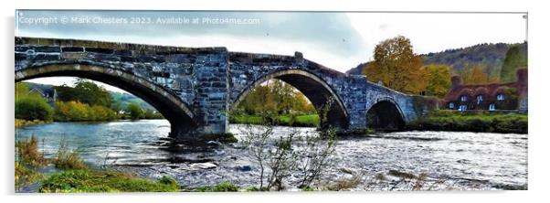 Tu Hwnt i’r Bont bridge Acrylic by Mark Chesters