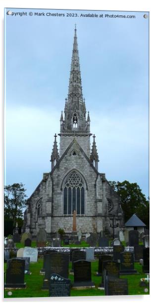 St Margaret's Church  Acrylic by Mark Chesters