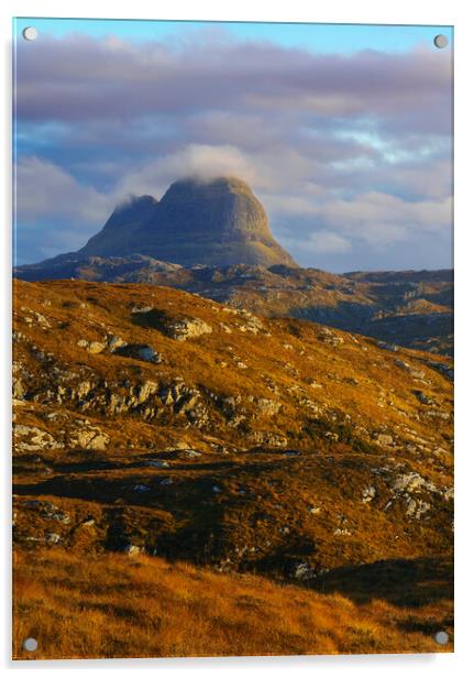 Suilven  Acrylic by Anthony McGeever