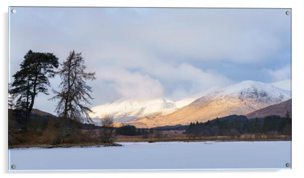 Loch Tulla Sunrise Acrylic by Anthony McGeever