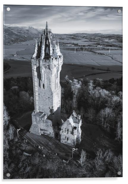 The Wallace Monument Acrylic by Anthony McGeever