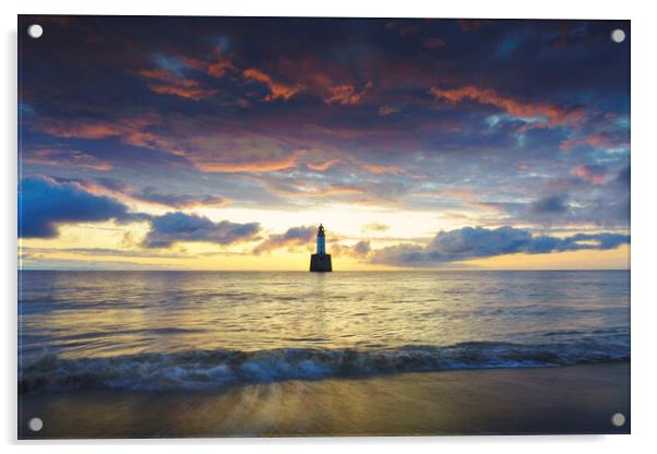 Rattray Point Lighthouse  Acrylic by Anthony McGeever