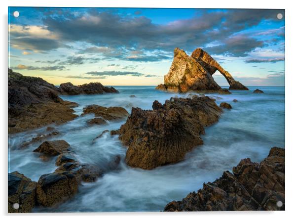 Bow Fiddle Rock Sunset  Acrylic by Anthony McGeever
