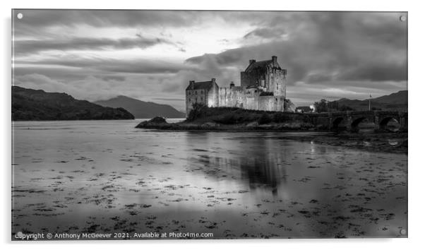 Eilean Donan Castle Acrylic by Anthony McGeever