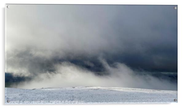 Windblown Cloud Acrylic by Gary Liggett