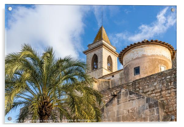Churches in Santanyi, Majorca Acrylic by MallorcaScape Images