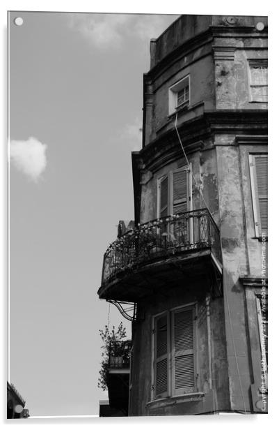 New Orleans architecture Acrylic by Beth Rodney