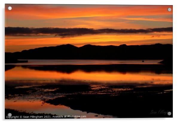Sunset trondravoe Acrylic by Sean Fillingham