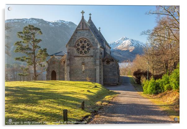 Glenfinnan, Scotland Acrylic by Philip Stewart