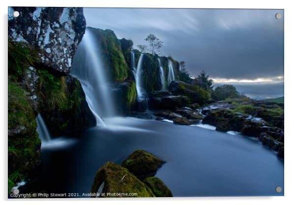 Loup of Fintry Twilight Acrylic by Philip Stewart