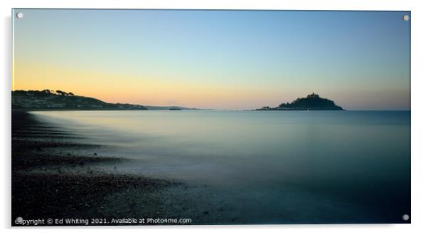 St Michaels Mount, Cornwall Acrylic by Ed Whiting