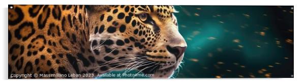 Jaguar Acrylic by Massimiliano Leban