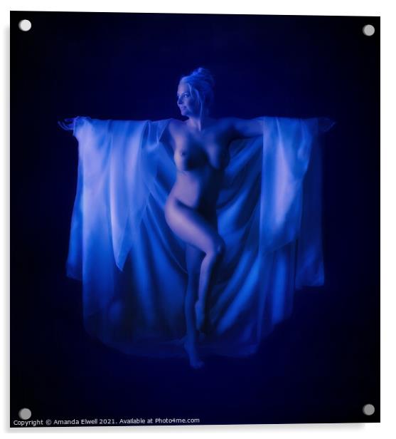 Art Nude Acrylic by Amanda Elwell