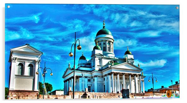   Helsinki Cathedral 2 Acrylic by Gö Vān