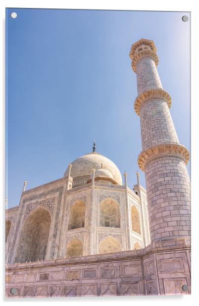 Taj Mahal mausoleum in Agra, Uttar Pradesh, India Acrylic by Mirko Kuzmanovic