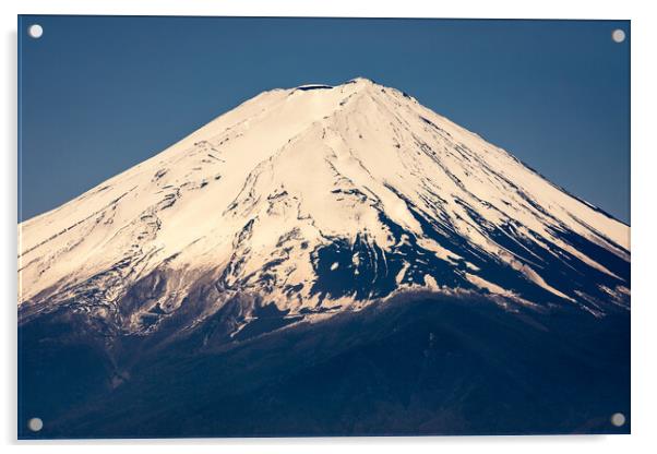 Snow capped peak of Mt. Fuji, symbol of Japan Acrylic by Mirko Kuzmanovic