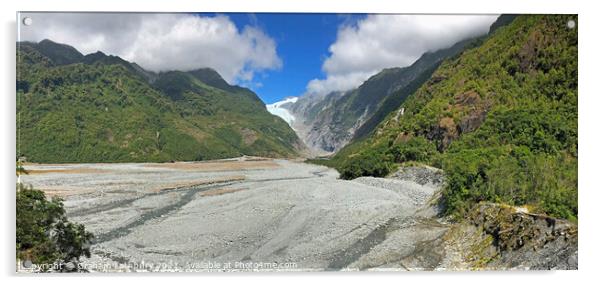 Franz Josef Glacier, New Zealand Acrylic by Graham Lathbury