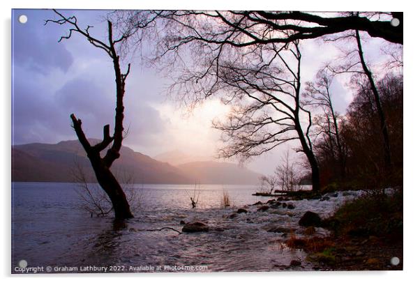 Loch Lomond  Acrylic by Graham Lathbury