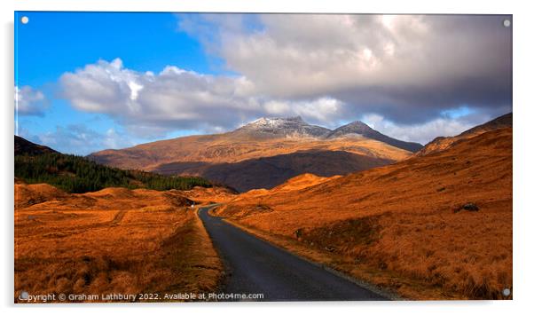 Ben More, Isle of Mull Acrylic by Graham Lathbury