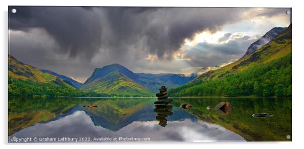 Buttermere, Lake District Acrylic by Graham Lathbury