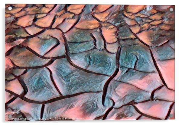 Cracked Earth Acrylic by Stuart Chard