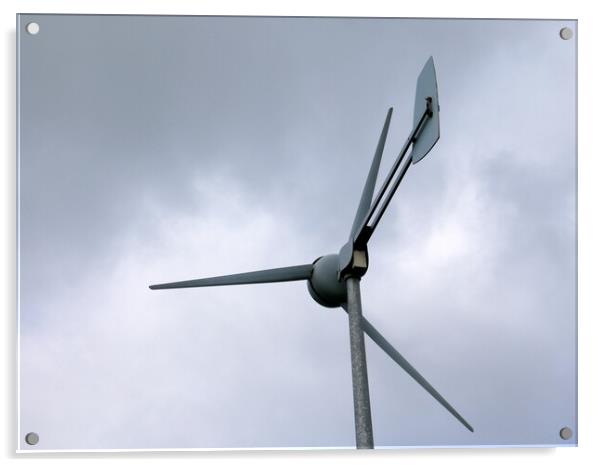 windmill Acrylic by Roy Hinchliffe