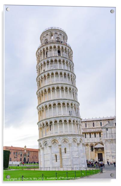 Tower of Pisa in Pisa, Italy Acrylic by Chun Ju Wu