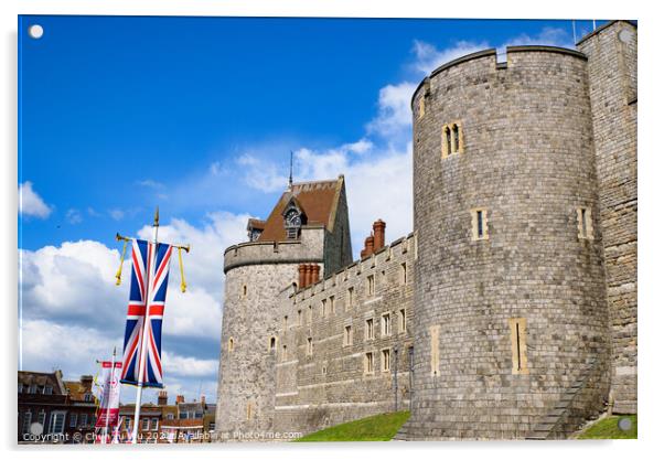 Windsor Castle at Windsor, United Kingdom Acrylic by Chun Ju Wu