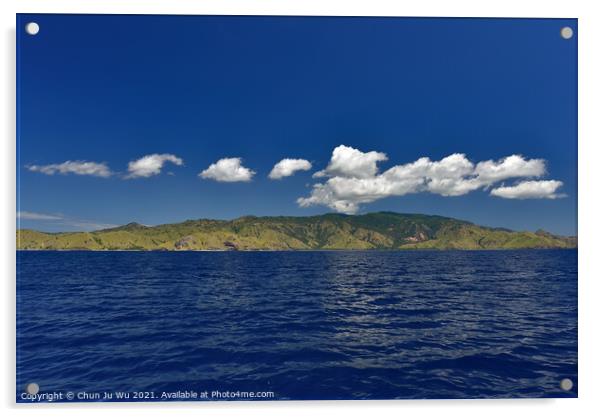 Islands of Indonesia with sea and sky Acrylic by Chun Ju Wu