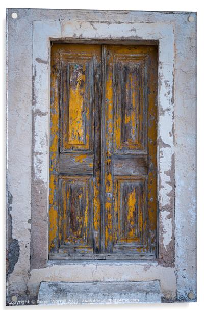 Doors Acrylic by Roger Worrall