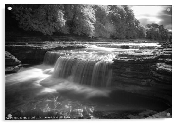 Aysgarth Falls, North Yorkshire Acrylic by Nic Croad