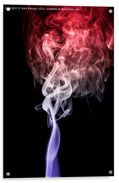 Smoke Photography  Acrylic by Gary A Kenyon