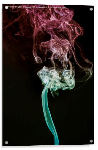 Smoke Photography  Acrylic by Gary A Kenyon