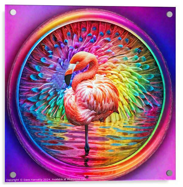 Bird of Paradise Acrylic by Dave Harnetty