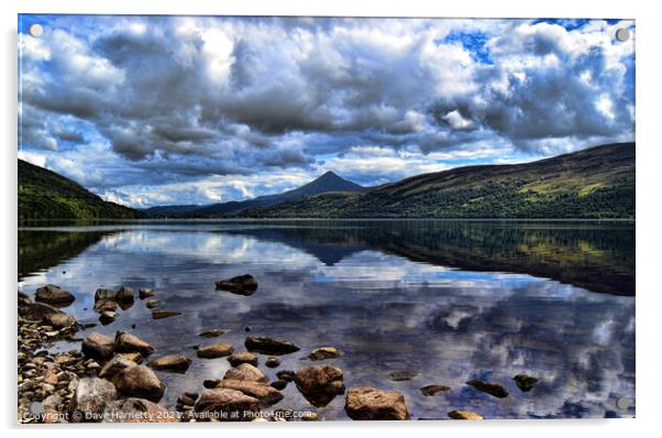 Loch Rannoch,Perth-Shire,Scotland Acrylic by Dave Harnetty