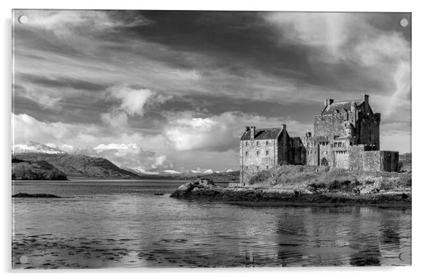 Eilean Donan Castle Acrylic by Frank Farrell