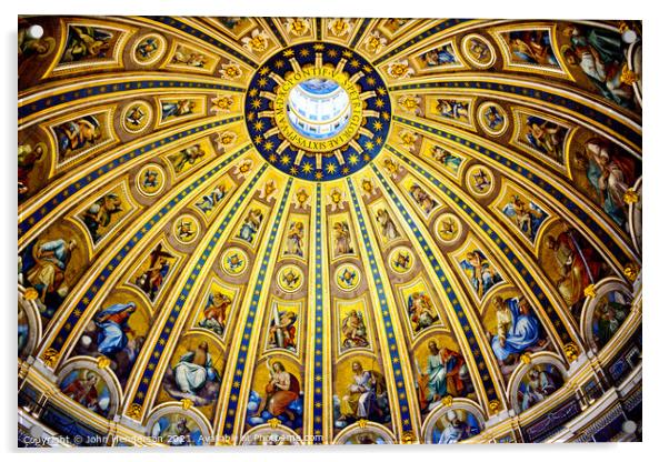 St. Peter's Basilica Acrylic by John Henderson