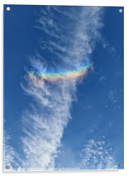 Pahelion rainbow Acrylic by Michael bryant Tiptopimage