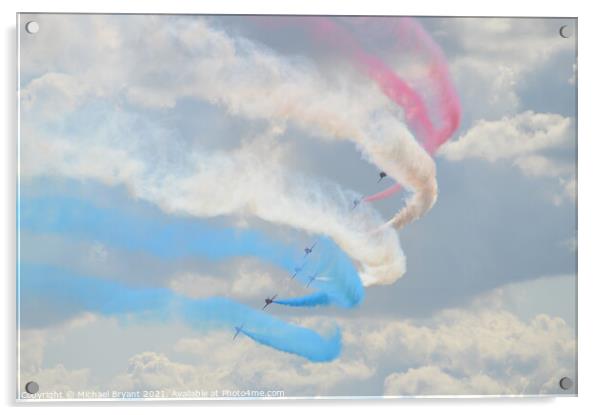  the red arrows Acrylic by Michael bryant Tiptopimage