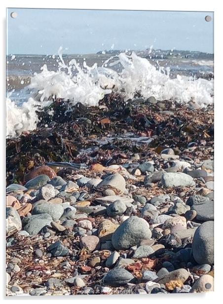 On the edge of the tide  Acrylic by Mark Ritson